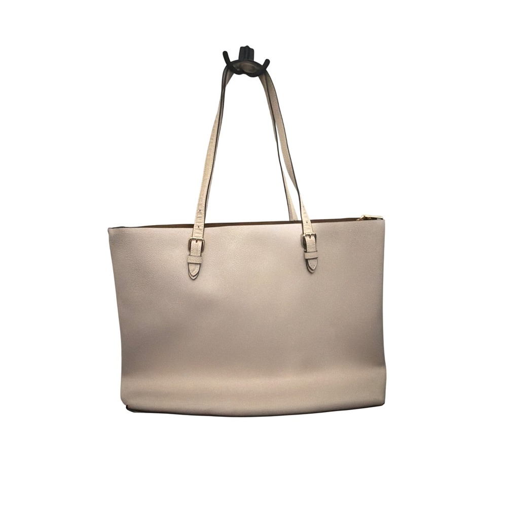 Coach Tote Chalk White Pebbled Leather Shoulder Bag L2273-1671 - Picture 10 of 15